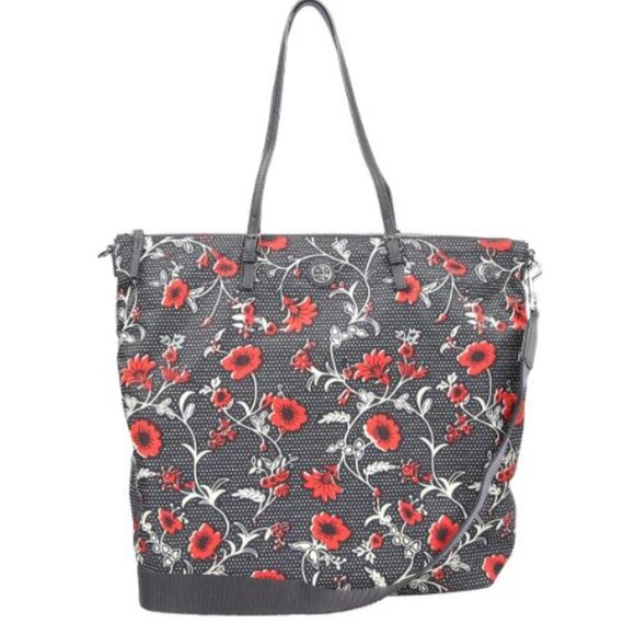 Tory Burch tote bag. Retro block print. - Picture 1 of 2